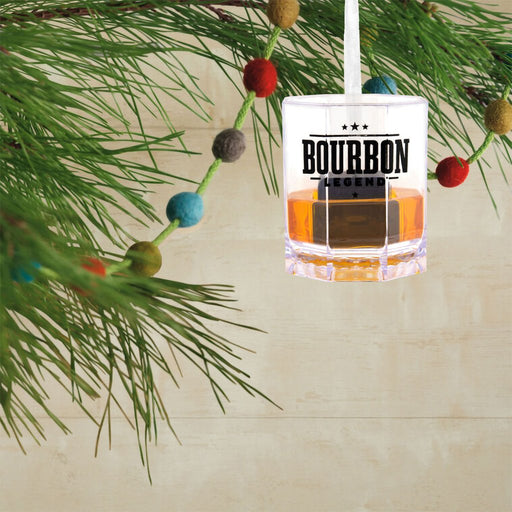 Hallmark : Bourbon Legend Lowball Glass Hallmark Ornament - Hallmark : Bourbon Legend Lowball Glass Hallmark Ornament