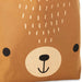 Hallmark : Brown Bear Fabric Gift Bag - Hallmark : Brown Bear Fabric Gift Bag