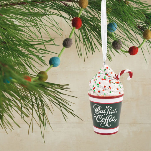 Hallmark : But First Coffee Hallmark Ornament - Hallmark : But First Coffee Hallmark Ornament