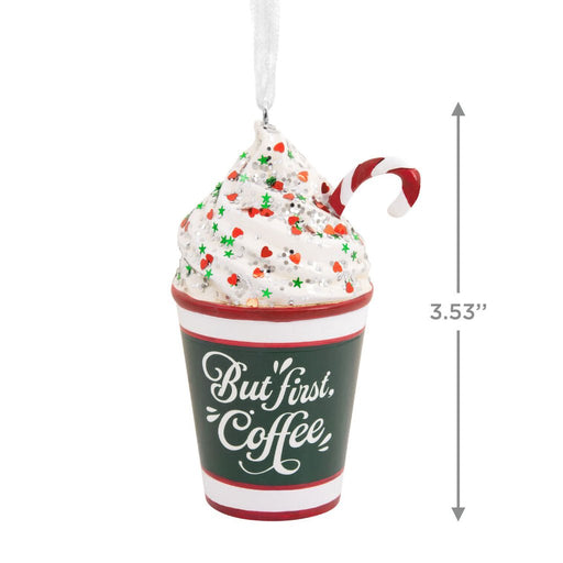 Hallmark : But First Coffee Hallmark Ornament - Hallmark : But First Coffee Hallmark Ornament