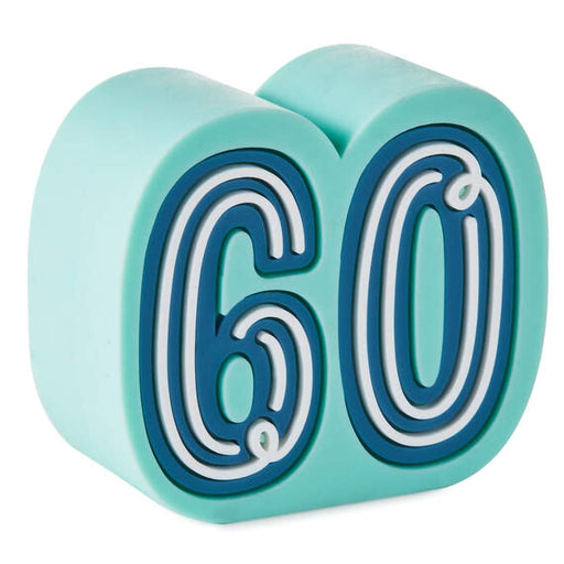Hallmark : Charmers 60th Birthday Silicone Charm - Hallmark : Charmers 60th Birthday Silicone Charm