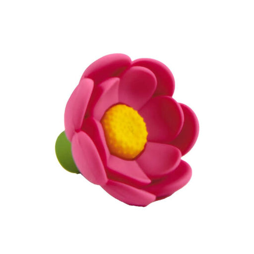 Hallmark : Charmers Pink Flower Silicone Charm - Hallmark : Charmers Pink Flower Silicone Charm