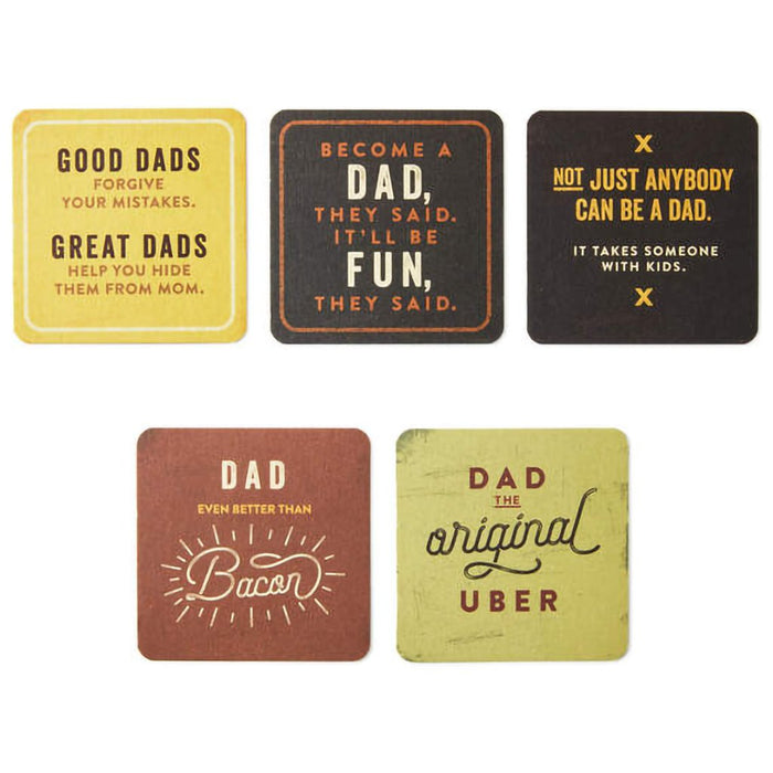 Hallmark : Cheers to a Great Dad Coaster Book - Hallmark : Cheers to a Great Dad Coaster Book