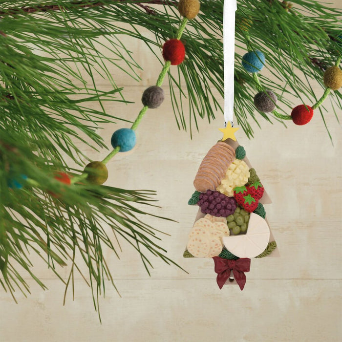 Hallmark : Christmas Tree Charcuterie Board Hallmark Ornament - Hallmark : Christmas Tree Charcuterie Board Hallmark Ornament