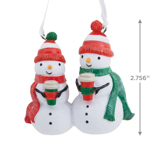 Hallmark : Coffee With Snowman Friends Hallmark Ornament - Hallmark : Coffee With Snowman Friends Hallmark Ornament