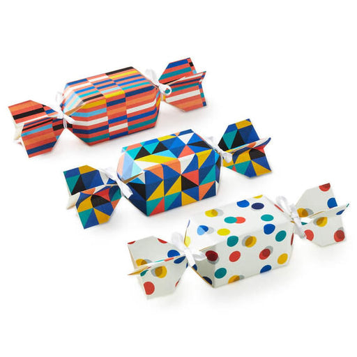 Hallmark : Colorful Candy-Shaped Party Favor Boxes, Set of 3 - Hallmark : Colorful Candy-Shaped Party Favor Boxes, Set of 3