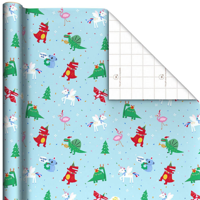 Hallmark : Cool Christmas Characters Wrapping Paper Roll, 35 sq. ft. - Hallmark : Cool Christmas Characters Wrapping Paper Roll, 35 sq. ft.