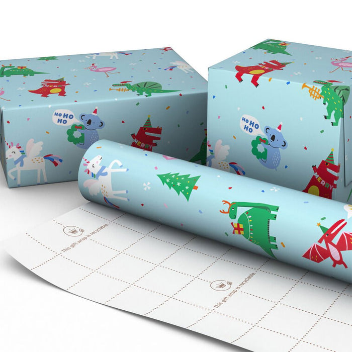 Hallmark : Cool Christmas Characters Wrapping Paper Roll, 35 sq. ft. - Hallmark : Cool Christmas Characters Wrapping Paper Roll, 35 sq. ft.