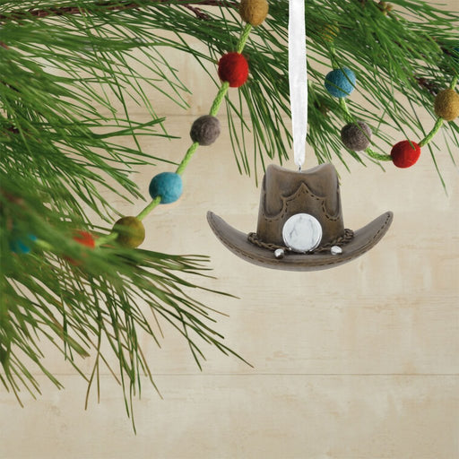 Hallmark : Cowboy Hat Hallmark Ornament - Hallmark : Cowboy Hat Hallmark Ornament - Hallmark : Cowboy Hat Hallmark Ornament