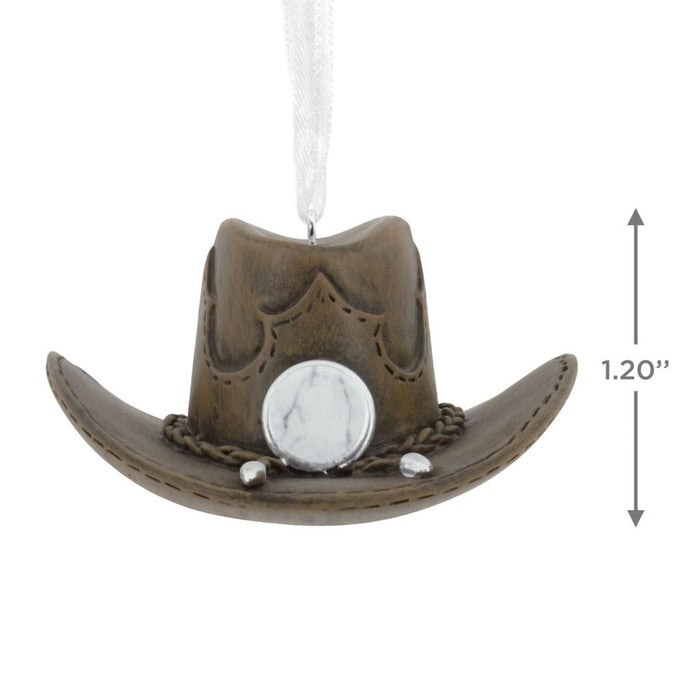 Hallmark : Cowboy Hat Hallmark Ornament - Hallmark : Cowboy Hat Hallmark Ornament - Hallmark : Cowboy Hat Hallmark Ornament