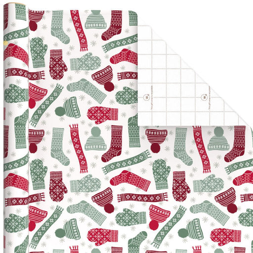 Hallmark : Cozy Winter Wear Holiday Wrapping Paper Roll, 22.5 sq. ft. - Hallmark : Cozy Winter Wear Holiday Wrapping Paper Roll, 22.5 sq. ft.