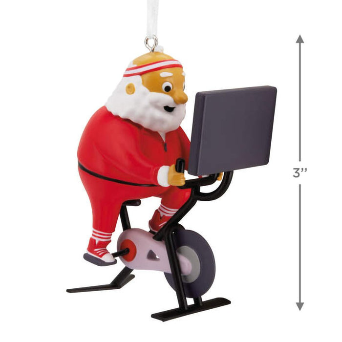 Hallmark : Cycling Santa Hallmark Ornament - Hallmark : Cycling Santa Hallmark Ornament