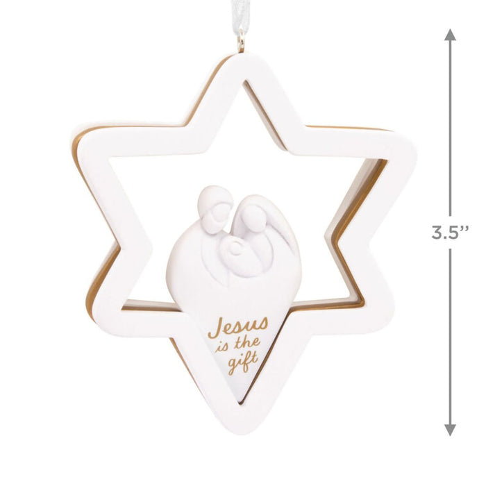 Hallmark : DaySpring Jesus Is the Gift Star Hallmark Ornament - Hallmark : DaySpring Jesus Is the Gift Star Hallmark Ornament