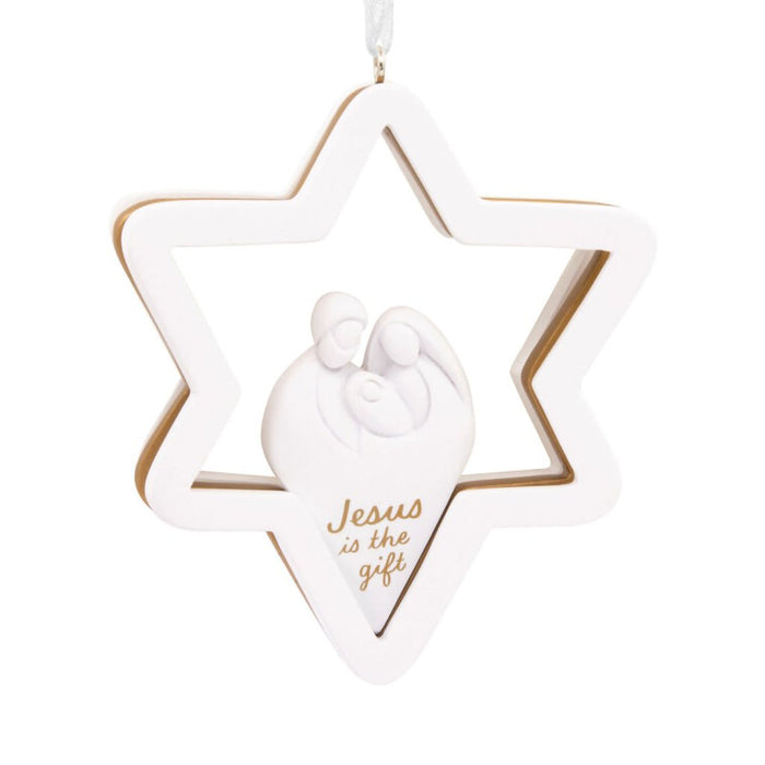 Hallmark : DaySpring Jesus Is the Gift Star Hallmark Ornament - Hallmark : DaySpring Jesus Is the Gift Star Hallmark Ornament