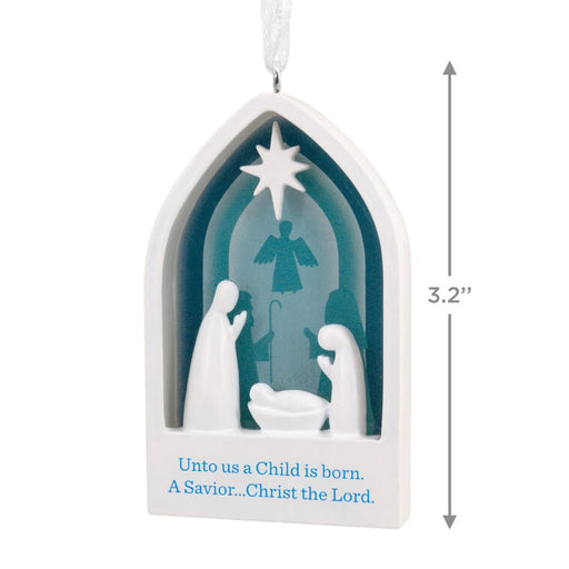 Hallmark : DaySpring Modern Nativity Hallmark Ornament - Hallmark : DaySpring Modern Nativity Hallmark Ornament