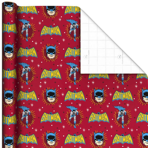 Hallmark : DC™ Batman™ on Red Jumbo Wrapping Paper Roll, 70 sq. ft. - Hallmark : DC™ Batman™ on Red Jumbo Wrapping Paper Roll, 70 sq. ft.