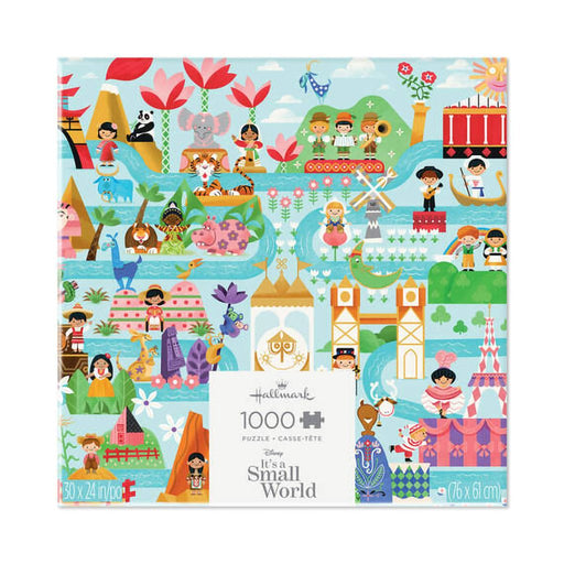 Hallmark : Disney It's a Small World Map 1000 - Piece Jigsaw Puzzle - Hallmark : Disney It's a Small World Map 1000 - Piece Jigsaw Puzzle