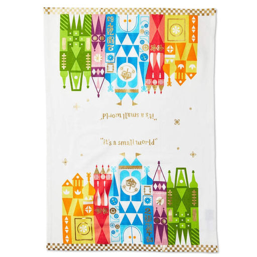 Hallmark : Disney It's a Small World Tea Towel, 18x26 - Hallmark : Disney It's a Small World Tea Towel, 18x26