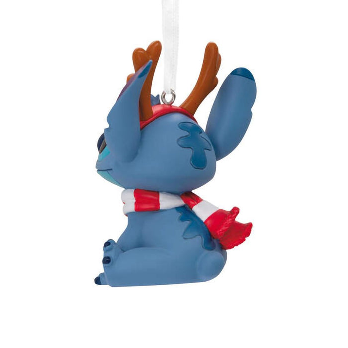 Hallmark : Disney Lilo & Stitch Reindeer Stitch Hallmark Ornament - Hallmark : Disney Lilo & Stitch Reindeer Stitch Hallmark Ornament