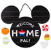 Hallmark : Disney Mickey Mouse Ears Welcome Sign With Seasonal Decorations - Hallmark : Disney Mickey Mouse Ears Welcome Sign With Seasonal Decorations