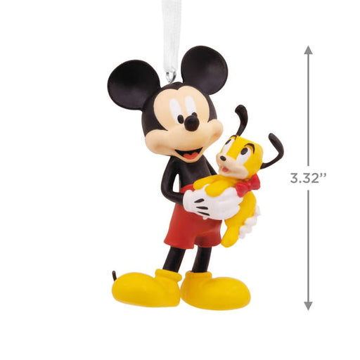 Hallmark : Disney Mickey Mouse Holding Puppy Hallmark Ornament - Hallmark : Disney Mickey Mouse Holding Puppy Hallmark Ornament