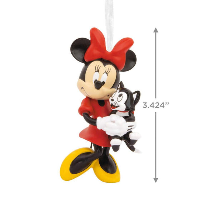 Hallmark : Disney Minnie Mouse Holding Kitten Hallmark Ornament - Hallmark : Disney Minnie Mouse Holding Kitten Hallmark Ornament