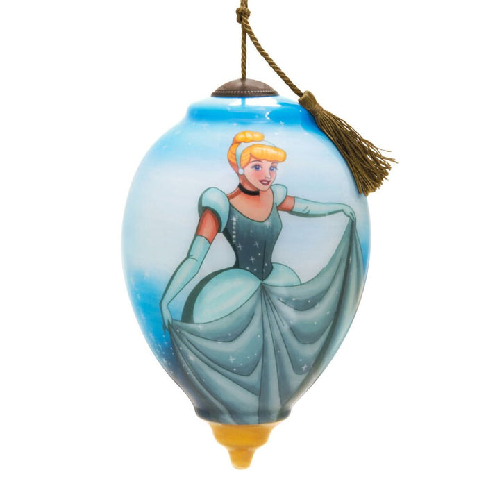 Hallmark : Disney Princess Ne'Qwa Art® Cinderella Hand - Painted Glass Ornament - Hallmark : Disney Princess Ne'Qwa Art® Cinderella Hand - Painted Glass Ornament