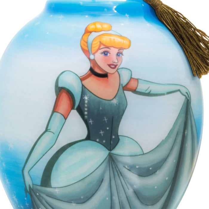 Hallmark : Disney Princess Ne'Qwa Art® Cinderella Hand - Painted Glass Ornament - Hallmark : Disney Princess Ne'Qwa Art® Cinderella Hand - Painted Glass Ornament