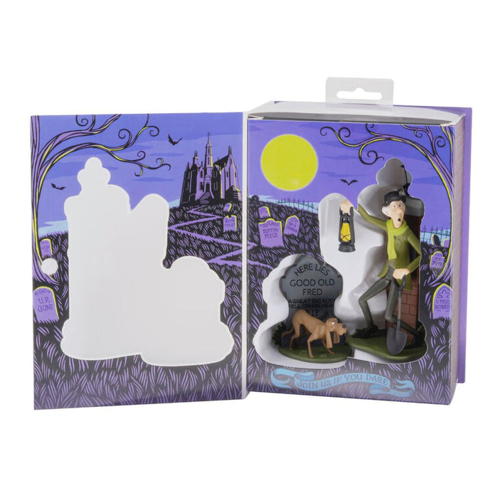 Hallmark : Disney The Haunted Mansion Caretaker and Dog Hallmark Ornaments, Set of 2 - Hallmark : Disney The Haunted Mansion Caretaker and Dog Hallmark Ornaments, Set of 2