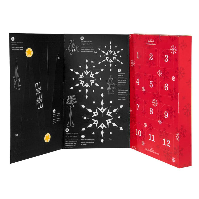 Hallmark : Disney Tim Burton's The Nightmare Before Christmas Hallmark Countdown Calendar Paper Tree Set With 12 Mini Ornaments - Hallmark : Disney Tim Burton's The Nightmare Before Christmas Hallmark Countdown Calendar Paper Tree Set With 12 Mini Ornaments