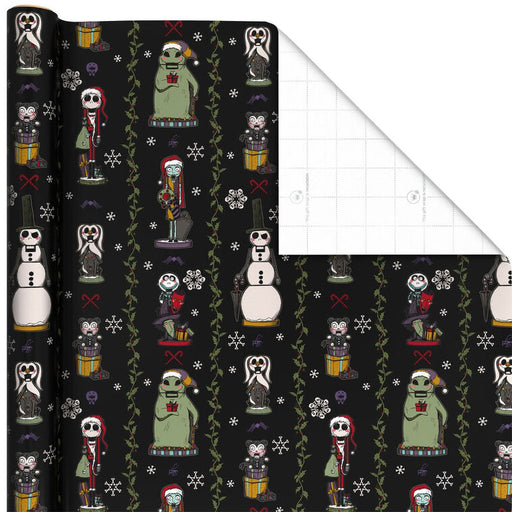 Hallmark : Disney Tim Burton's The Nightmare Before Christmas Nutcracker Characters Jumbo Christmas Wrapping Paper Roll, 70 sq. ft. - Hallmark : Disney Tim Burton's The Nightmare Before Christmas Nutcracker Characters Jumbo Christmas Wrapping Paper Roll, 70 sq. ft.