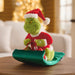 Hallmark : Dr. Seuss's How the Grinch Stole Christmas!™ - Grinch on Sled Musical Plush With Motion, 9.5" - Hallmark : Dr. Seuss's How the Grinch Stole Christmas!™ - Grinch on Sled Musical Plush With Motion, 9.5"