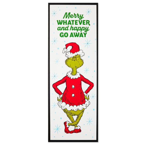 Hallmark : Dr. Seuss's How the Grinch Stole Christmas!™ - Merry Whatever Light - Up Standing Sig - Hallmark : Dr. Seuss's How the Grinch Stole Christmas!™ - Merry Whatever Light - Up Standing Sig