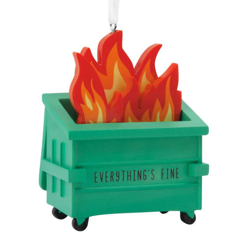 Hallmark : Dumpster Fire Hallmark Ornament - Hallmark : Dumpster Fire Hallmark Ornament