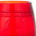 Hallmark : Embossed Candy Canes Red Stemless Wine Glass, 17 oz. - Hallmark : Embossed Candy Canes Red Stemless Wine Glass, 17 oz.