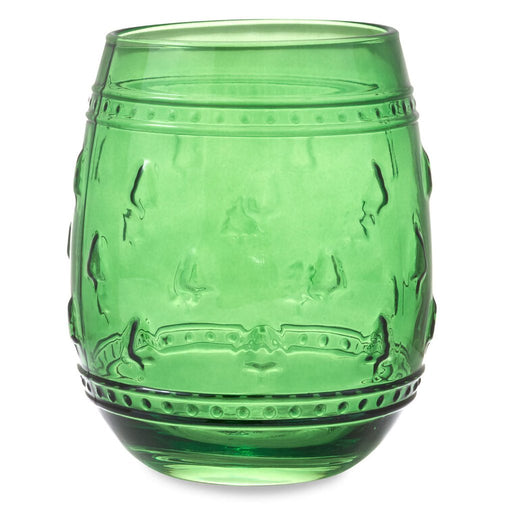 Hallmark : Embossed Trees Green Stemless Wine Glass, 17 oz. - Hallmark : Embossed Trees Green Stemless Wine Glass, 17 oz.