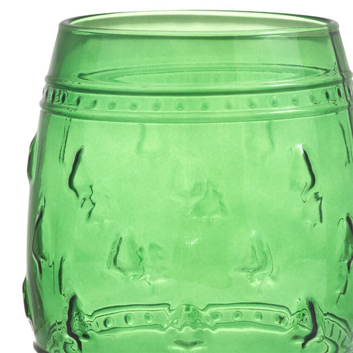 Hallmark : Embossed Trees Green Stemless Wine Glass, 17 oz. - Hallmark : Embossed Trees Green Stemless Wine Glass, 17 oz.