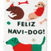 Hallmark : Feliz Navi - dog Funny Novelty Socks - Hallmark : Feliz Navi - dog Funny Novelty Socks