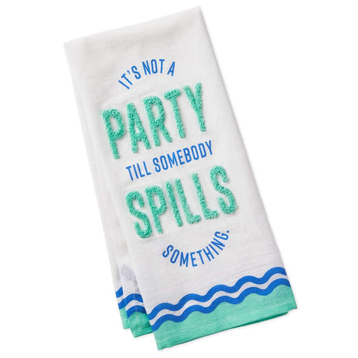 Hallmark : Funny Party Tea Towel, 18x26 - Hallmark : Funny Party Tea Towel, 18x26