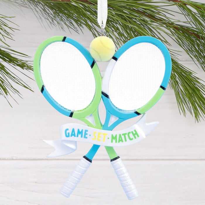 Hallmark : Game Set Match Tennis Hallmark Ornament - Hallmark : Game Set Match Tennis Hallmark Ornament