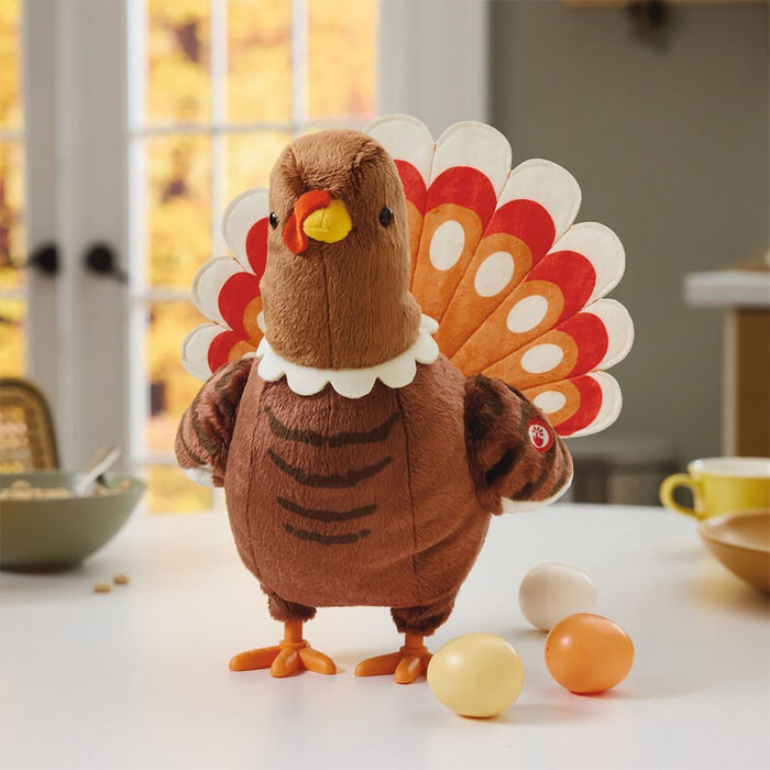 Hallmark : Gobblin' Egg - Laying Turkey Plush With Sound and Motion, 12" - Hallmark : Gobblin' Egg - Laying Turkey Plush With Sound and Motion, 12"