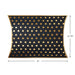 Hallmark : Gold Dots on Black Pillow Box - Hallmark : Gold Dots on Black Pillow Box