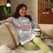 Hallmark : Hallmark Channel Christmas Movies Women's Oversized Gray Sweatshirt - Hallmark : Hallmark Channel Christmas Movies Women's Oversized Gray Sweatshirt