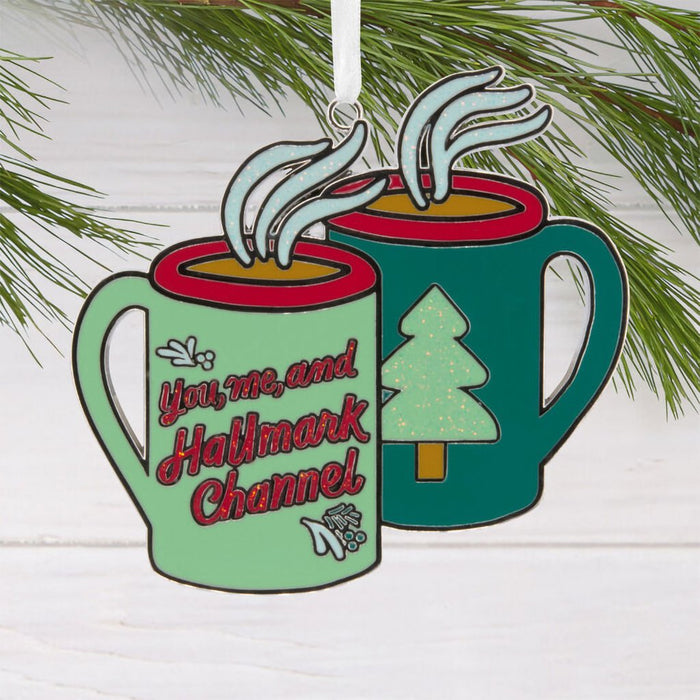 Hallmark : Hallmark Channel Mugs Metal Hallmark Ornament - Hallmark : Hallmark Channel Mugs Metal Hallmark Ornament