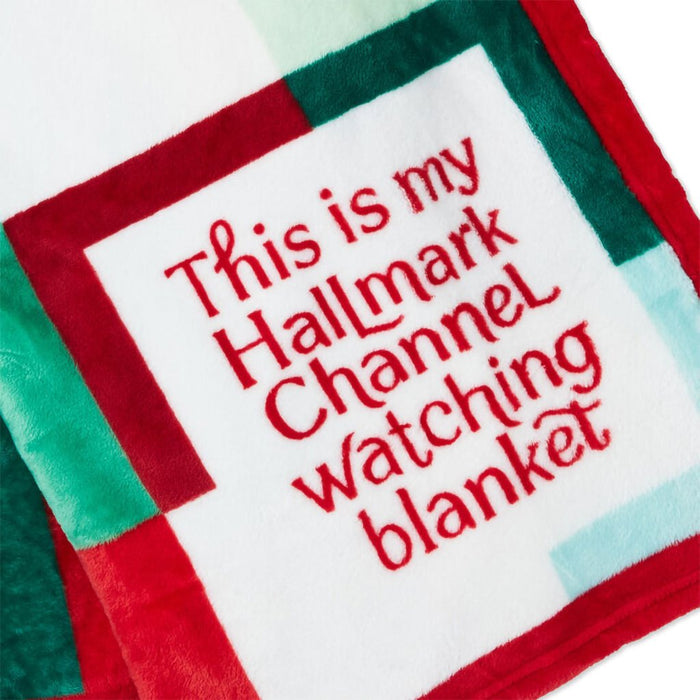 Hallmark : Hallmark Channel Watching Plaid Blanket, 50x60 - Hallmark : Hallmark Channel Watching Plaid Blanket, 50x60