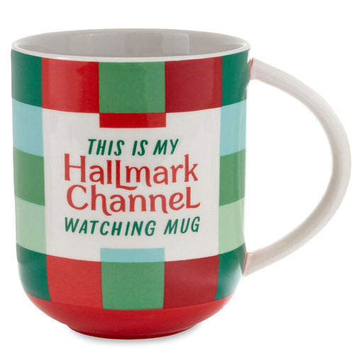 Hallmark : Hallmark Channel Watching Plaid Mug, 21.5 oz. - Hallmark : Hallmark Channel Watching Plaid Mug, 21.5 oz.