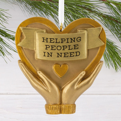 Hallmark : Helping People in Need Caregiver Hallmark Ornament - Hallmark : Helping People in Need Caregiver Hallmark Ornament