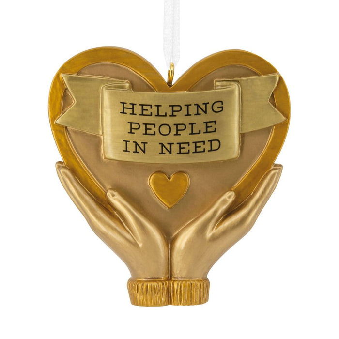 Hallmark : Helping People in Need Caregiver Hallmark Ornament - Hallmark : Helping People in Need Caregiver Hallmark Ornament