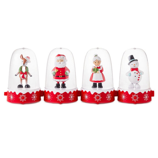 Hallmark : Holiday Happy Tappers Musical Figurines With Motion, Set of 4 - Hallmark : Holiday Happy Tappers Musical Figurines With Motion, Set of 4