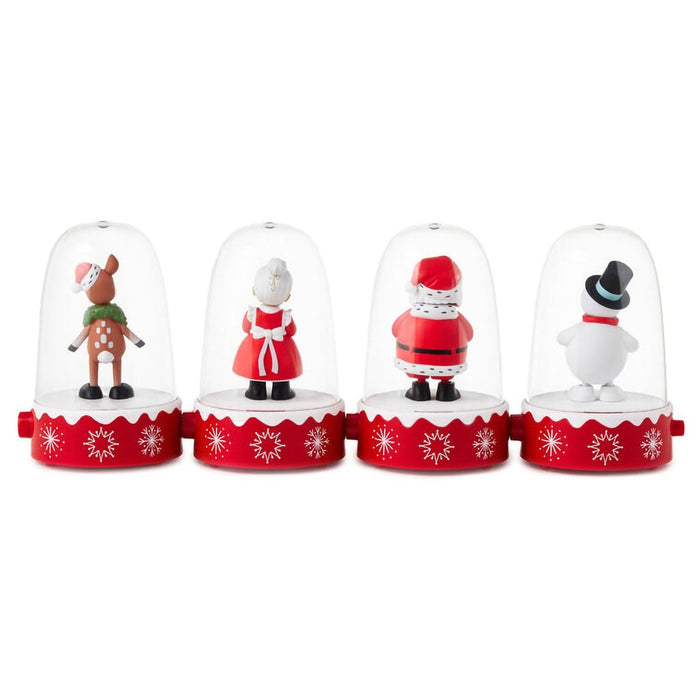 Hallmark : Holiday Happy Tappers Musical Figurines With Motion, Set of 4 - Hallmark : Holiday Happy Tappers Musical Figurines With Motion, Set of 4